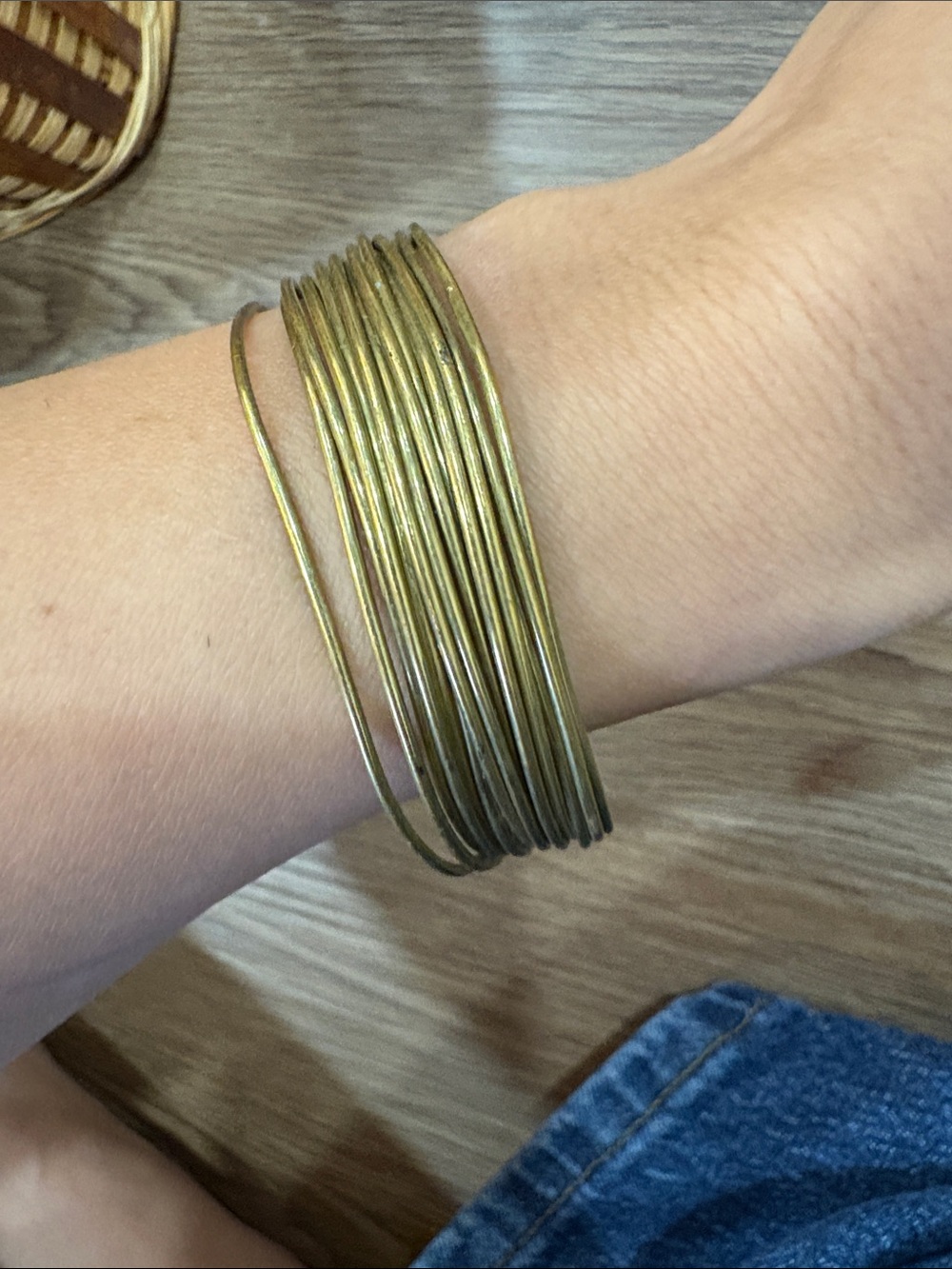 9-Gold-Tone Multi-Loop Bangle Bracelet - Women Jewelry
